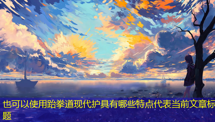 跆拳道现代护具有哪些特点