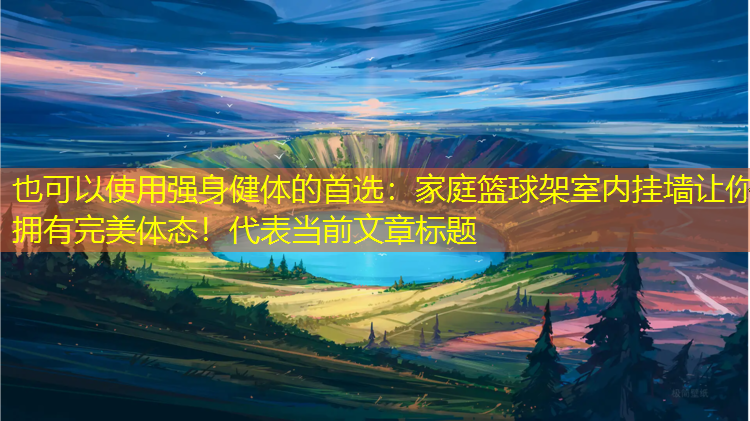强身健体的首选：家庭篮球架室内挂墙让你拥有完美体态！