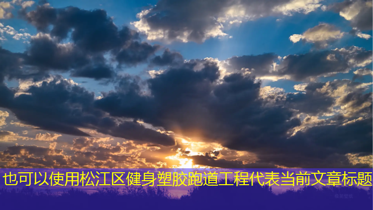 松江区健身塑胶跑道工程
